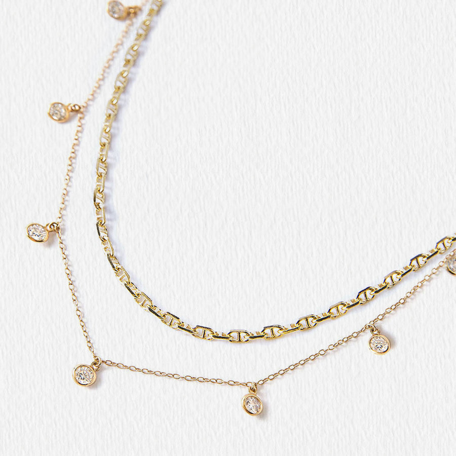 アクセサリー akarih chain long series gold Bridal Necklace, Layered Necklace | Wedding Jewelry Gold