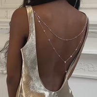 Y Lariat Back Jewelry Clip