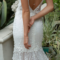 Boho Leaf Eternity Bracelet