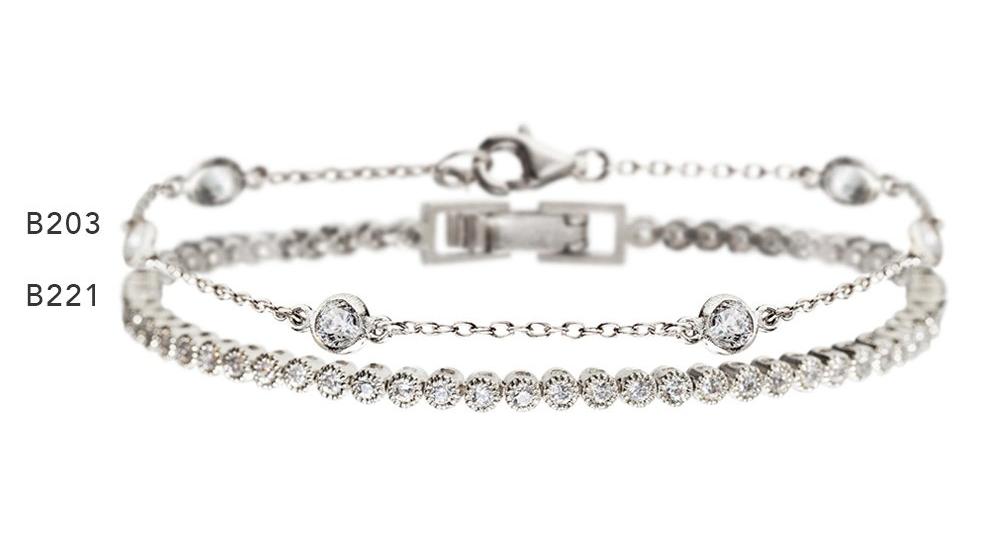 Dakota & Regal Petite Tennis Bracelets - Amy O. Bridal