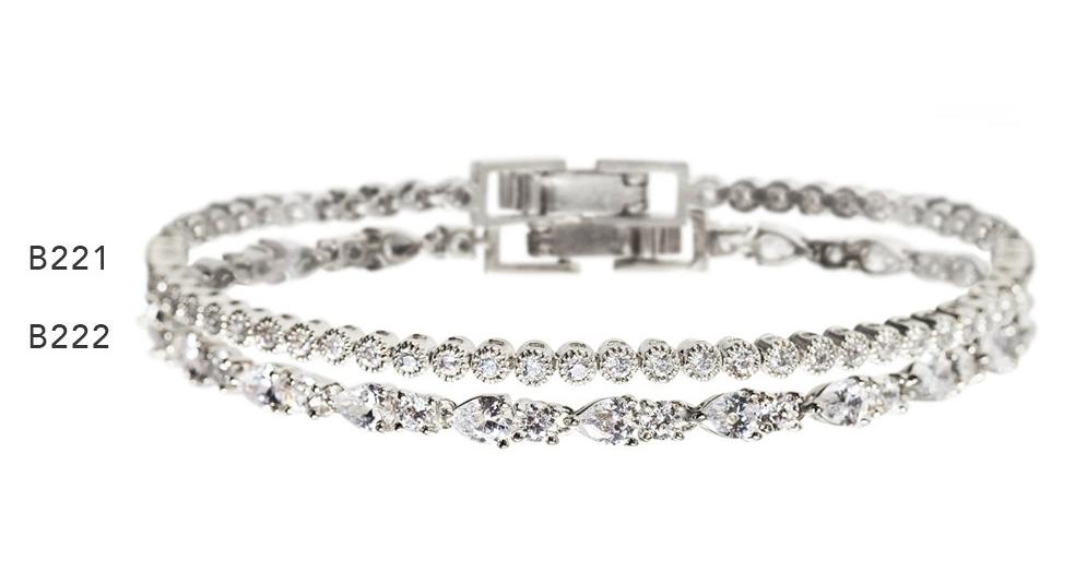 Regal Petite & Mosaic Tennis Bracelets - Amy O. Bridal