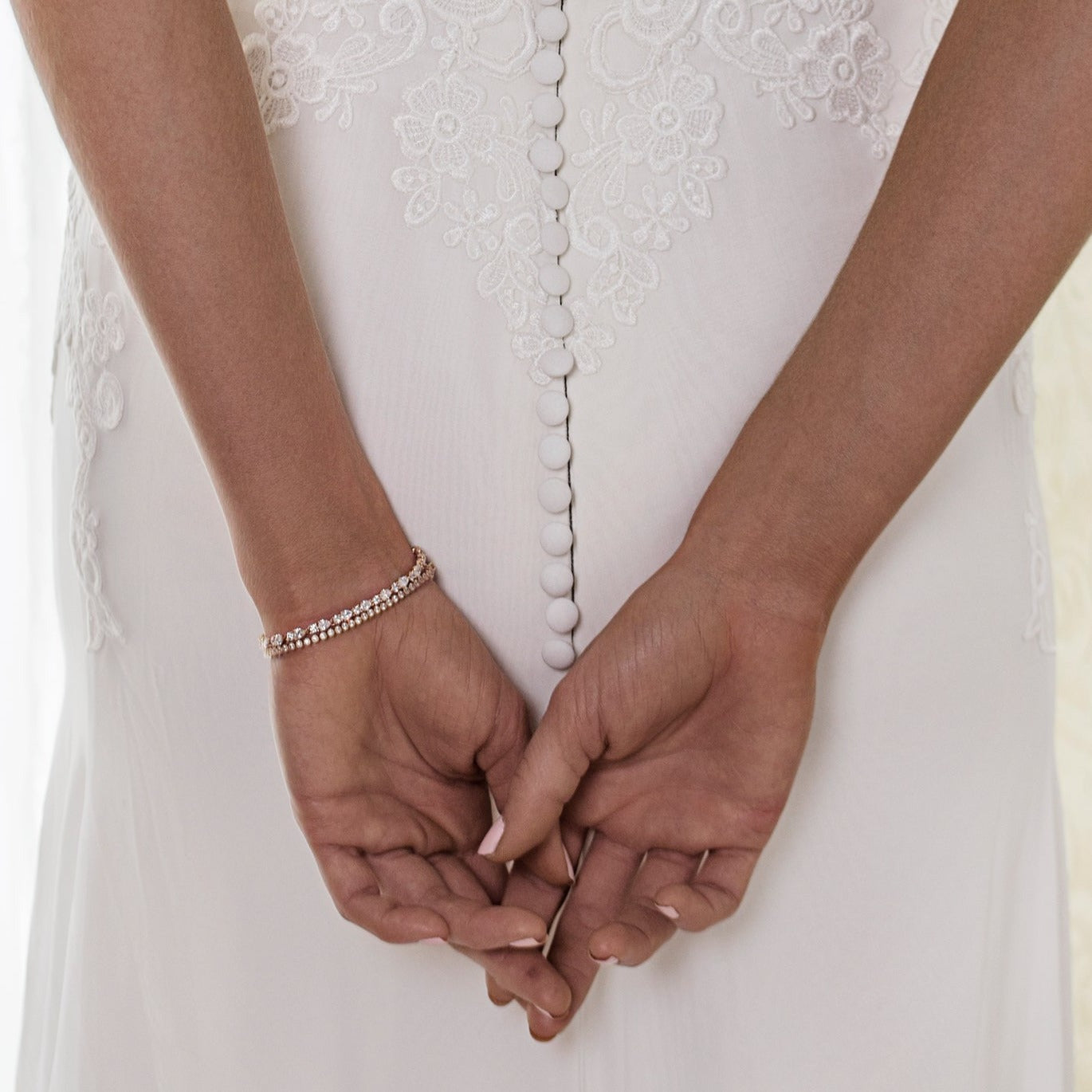 Regal Petite & Mosaic Tennis Bracelets - Amy O. Bridal