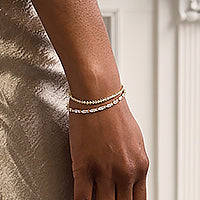 Regal Petite and Mosaic Tennis Bracelets