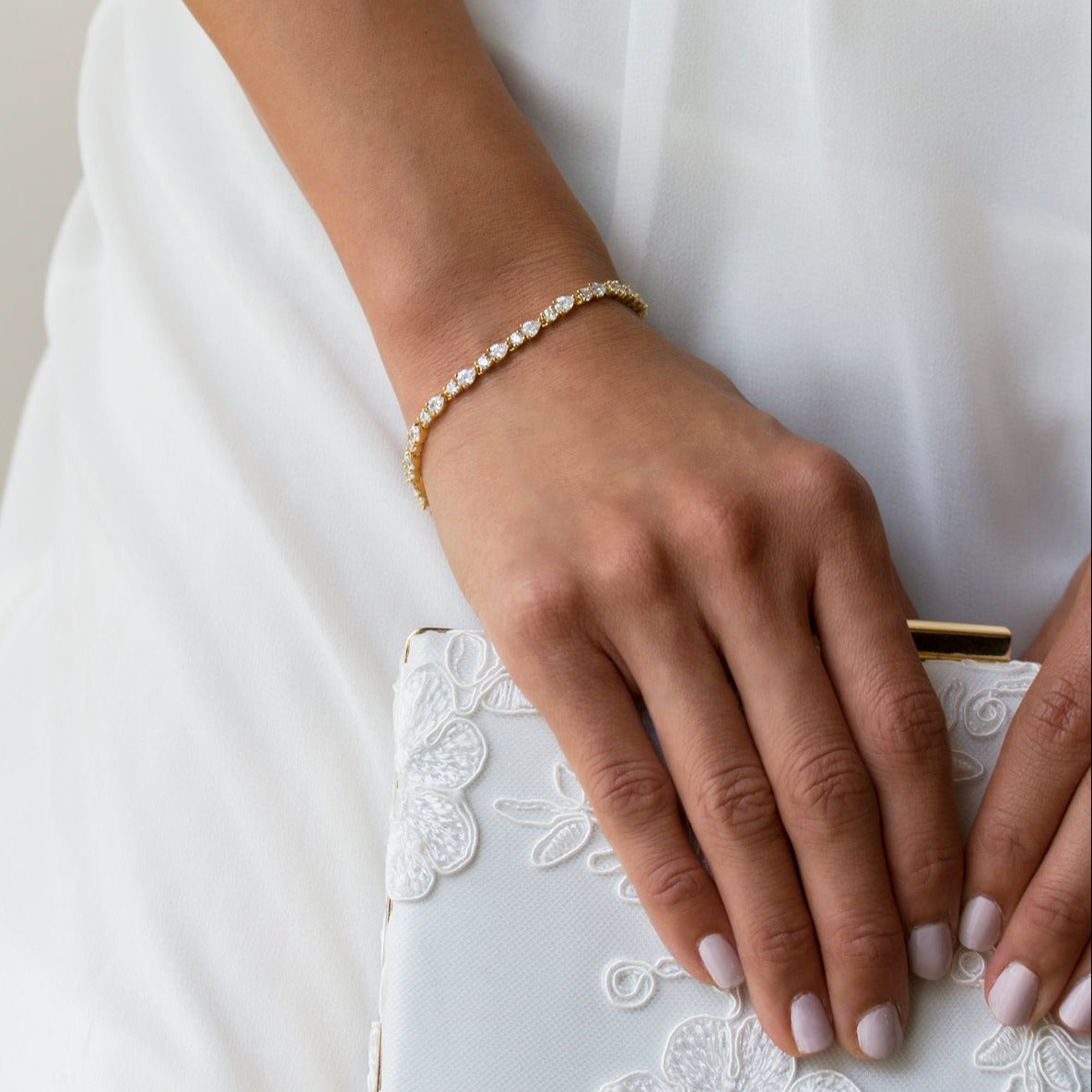 Regal Petite & Mosaic Tennis Bracelets - Amy O. Bridal