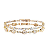 Mosaic & Daisy Tennis Bracelets - Amy O. Bridal