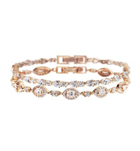 Mosaic & Daisy Tennis Bracelets - Amy O. Bridal