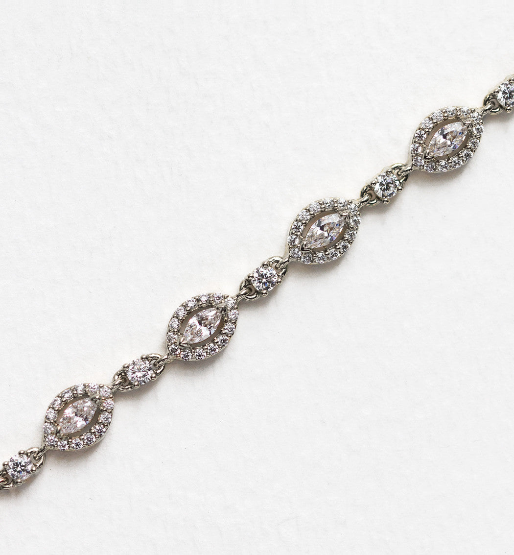 Daisy Tennis Bracelet - Amy O. Bridal