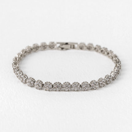 Daisy Eternity Tennis Bracelet