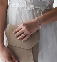 Marquise Deco Tennis Bracelet - Amy O. Bridal