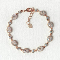 Ovali Crystal Tennis Bracelet - Amy O. Bridal