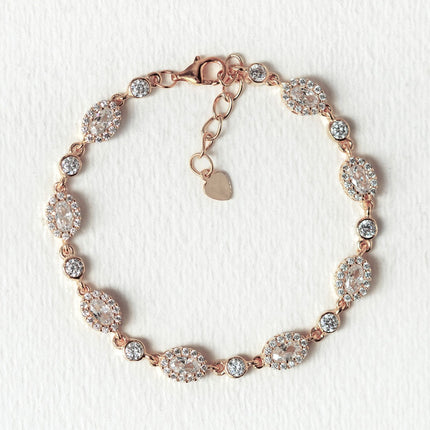 Ovali Crystal Tennis Bracelet