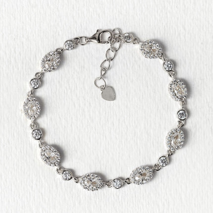 Ovali Crystal Tennis Bracelet