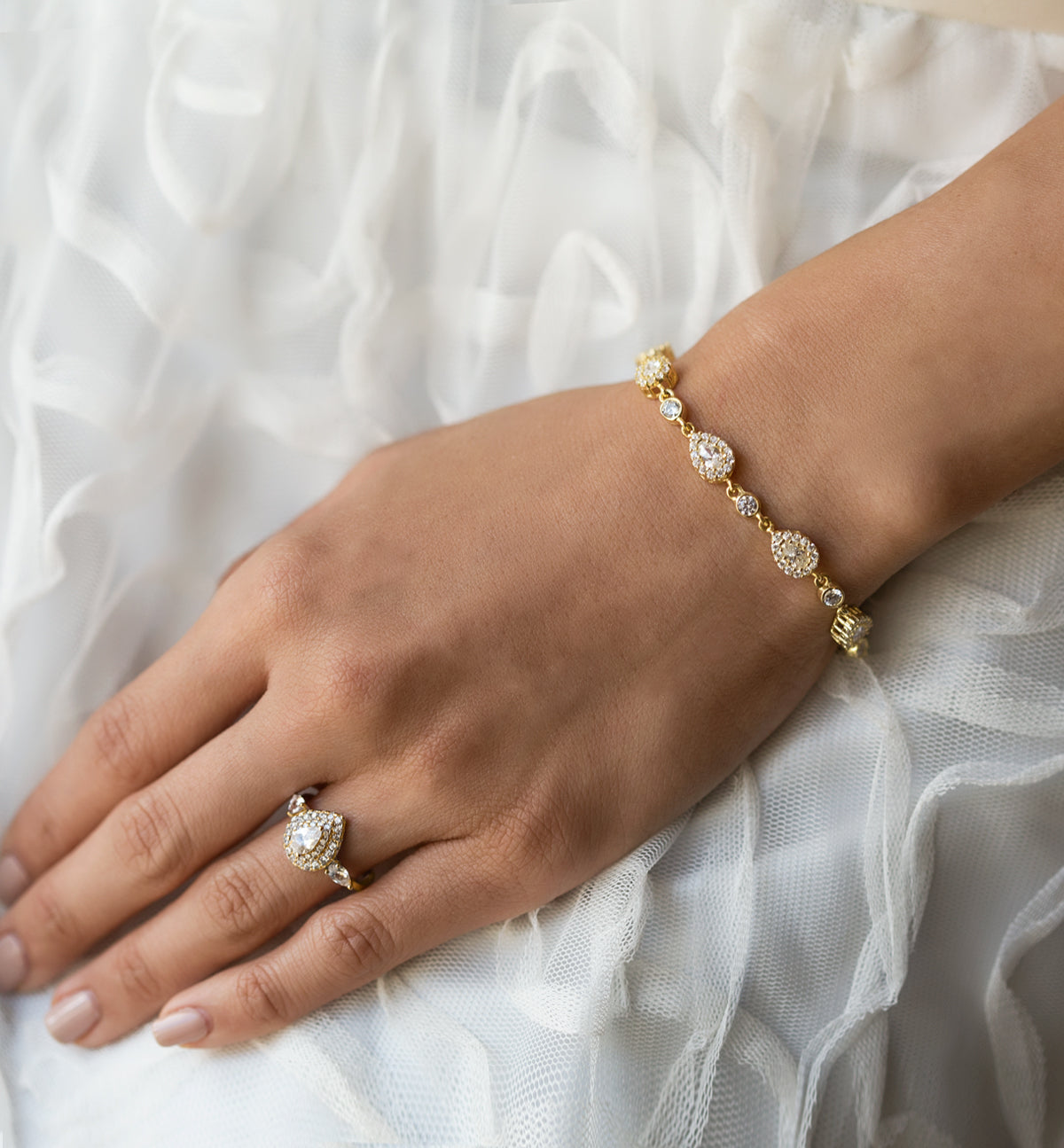 Margaux Crystal Tennis Bracelet