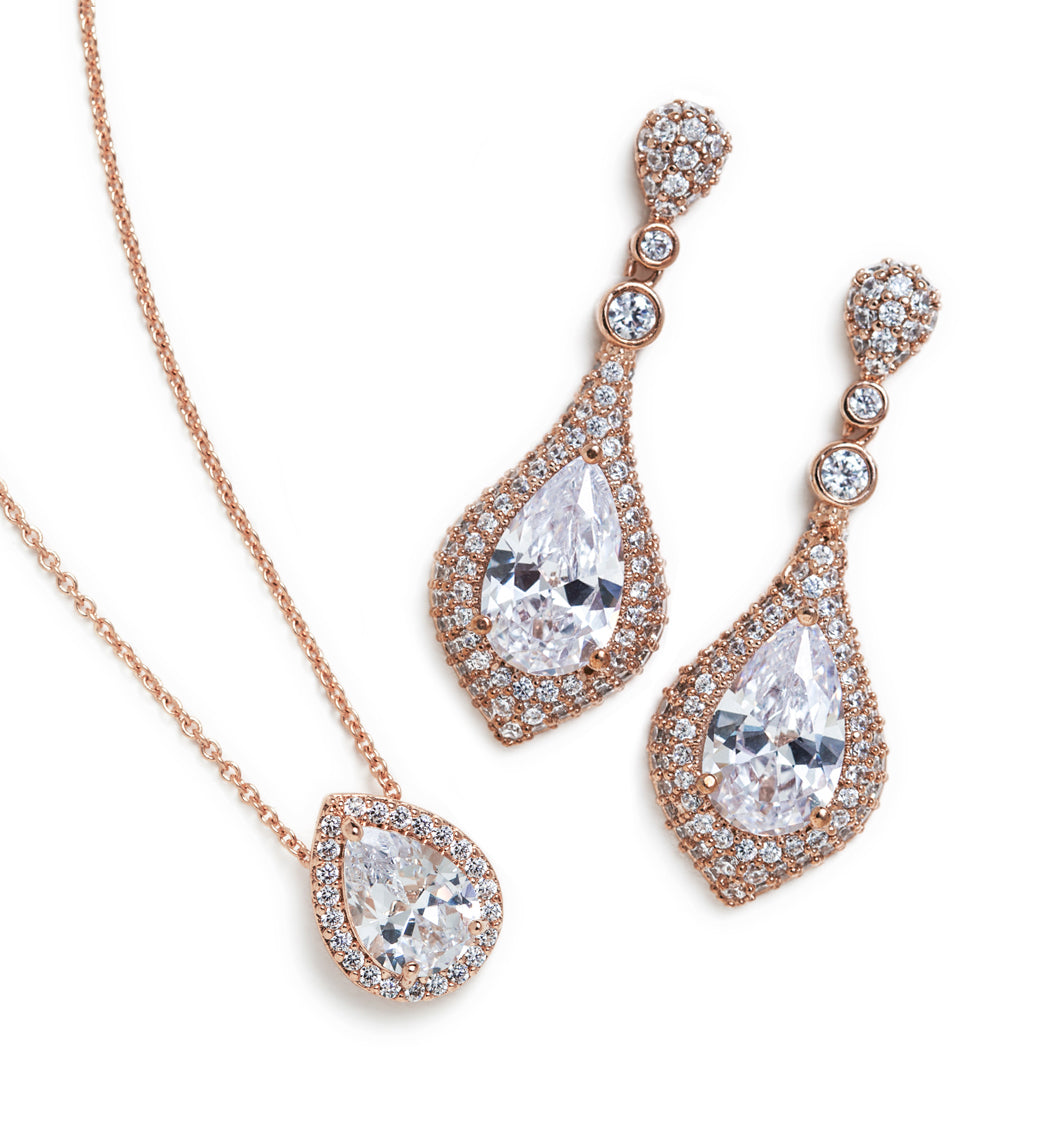 Sarina CZ Jewelry Set