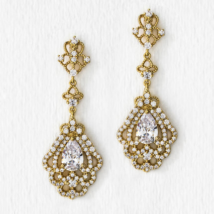 Deco Vintage Drop Earrings