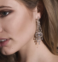 Deco Chandelier Earrings - Amy O. Bridal