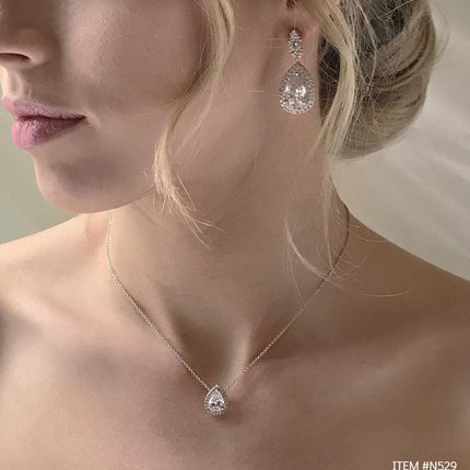 Margaux Lux Back Pendant Necklace