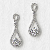 Sophia Classic Drop Earrings - Amy O. Bridal