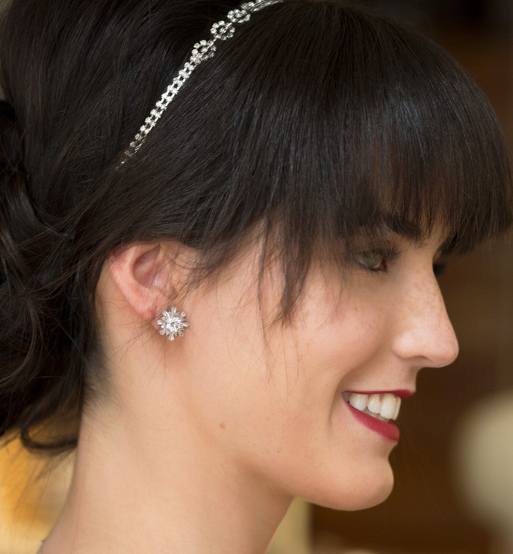 Deco Star Stud Earrings - Amy O. Bridal