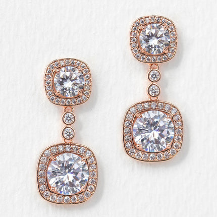 Beau Cushion Drop Earrings