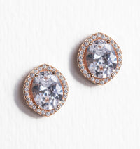 Cleo Crystal Stud Earrings