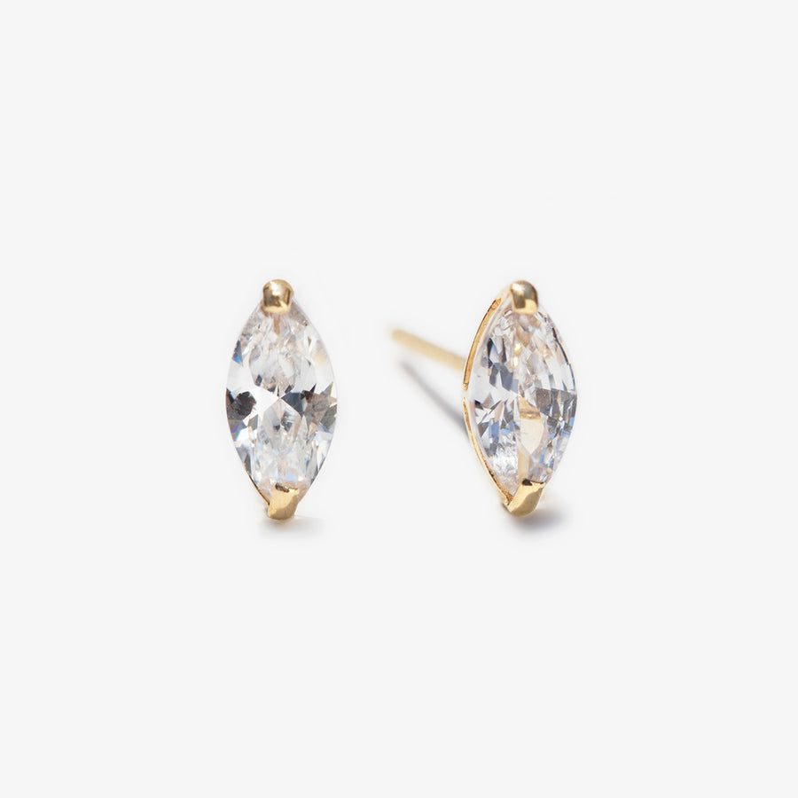 送料関税込【AMY O】Marquise Stud Earrings ピアス☆国内発送♪ Marquise Earrings, Stud Earrings, 14K Gold Earrings – AMYO