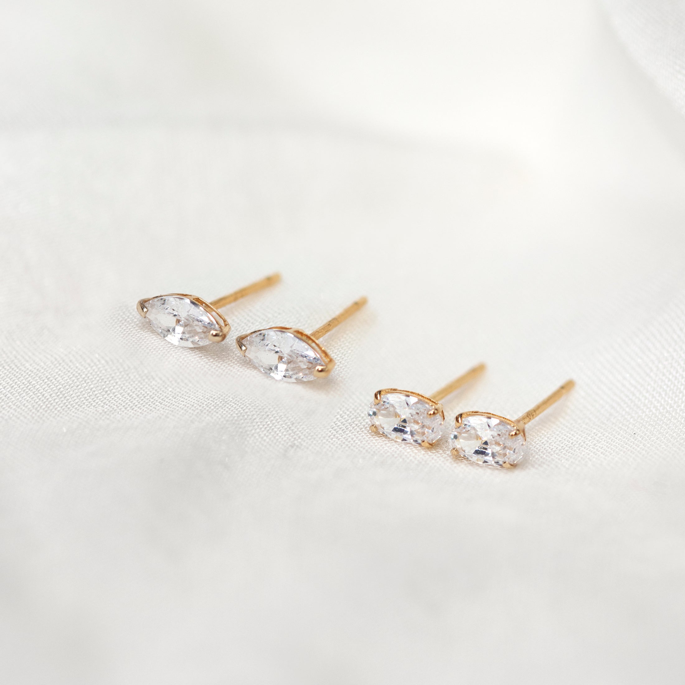 Marquise Stud Earrings