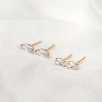 Tiny Oval Studs
