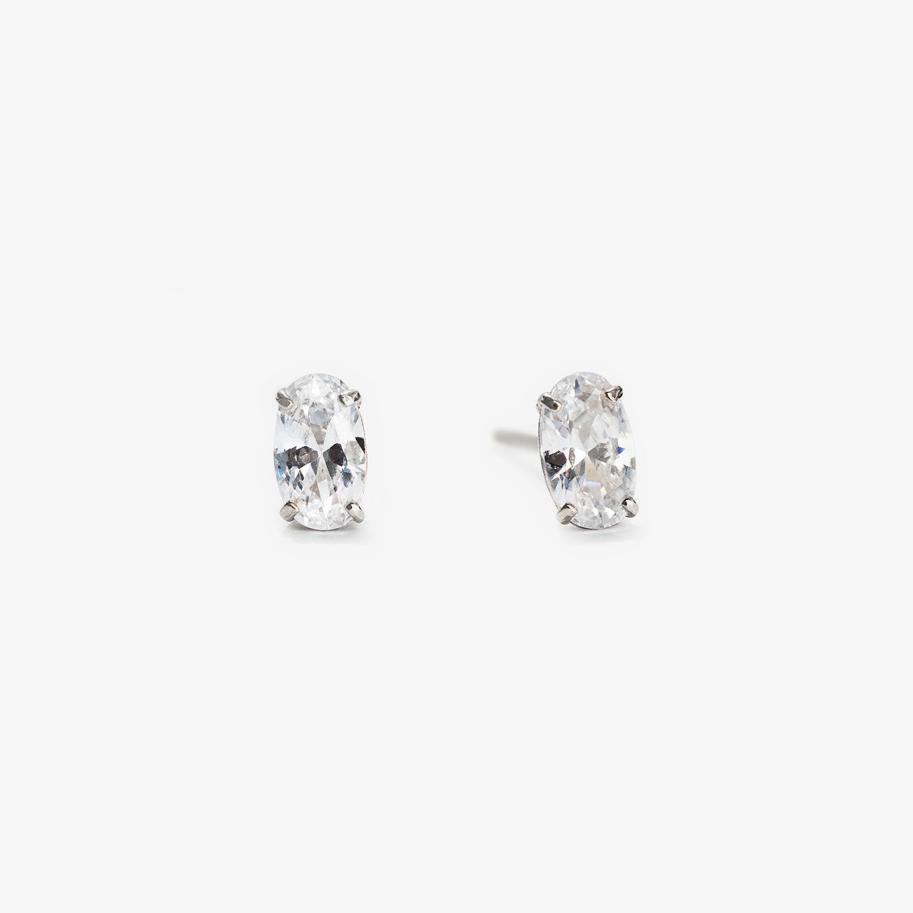 Tiny Oval Studs