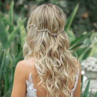 Boho Crystal Leaf Hair Vine