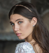 Ella Radiant Stud Earrings - Amy O. Bridal