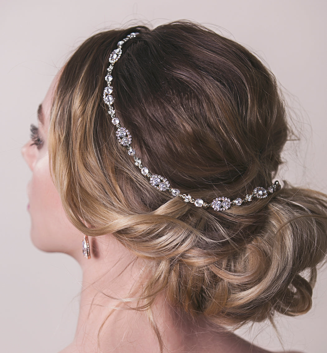 Jules Swarovski Crystal Halo Wreath - Amy O. Bridal