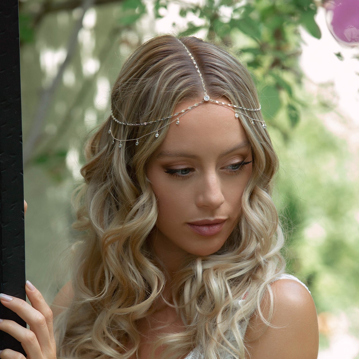 Dakota Crystal Chain Headpiece