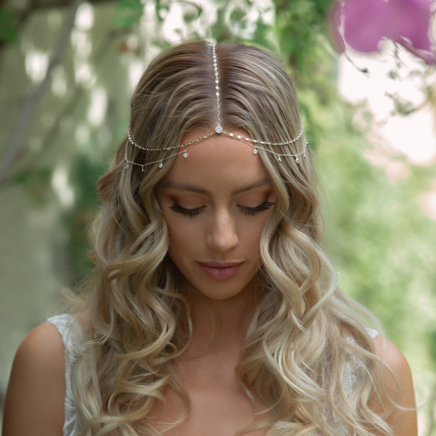 Dakota Crystal Chain Headpiece