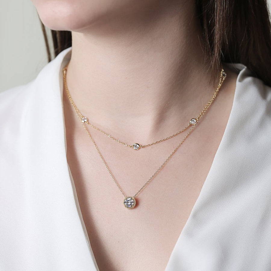 Bridal Necklace Set, Layered Necklace | Wedding Jewelry
