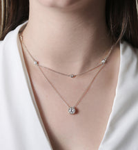 Sophia Round Layered Necklace - Amy O. Bridal