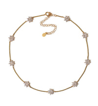 Fleur Crystal Choker Necklace - Amy O. Bridal