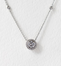 Sophia Crystal Chain Necklace - Amy O. Bridal