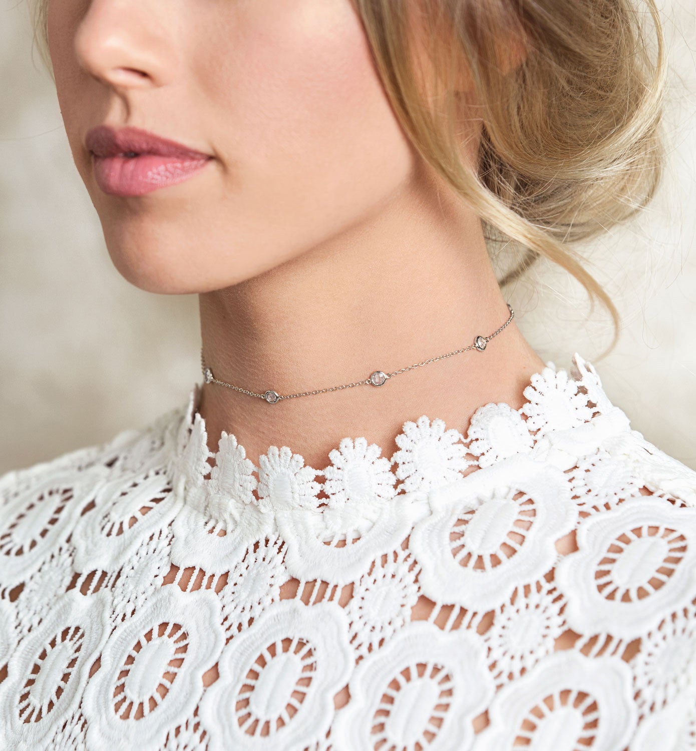 Sienna Petite Crystal Choker - Amy O. Bridal