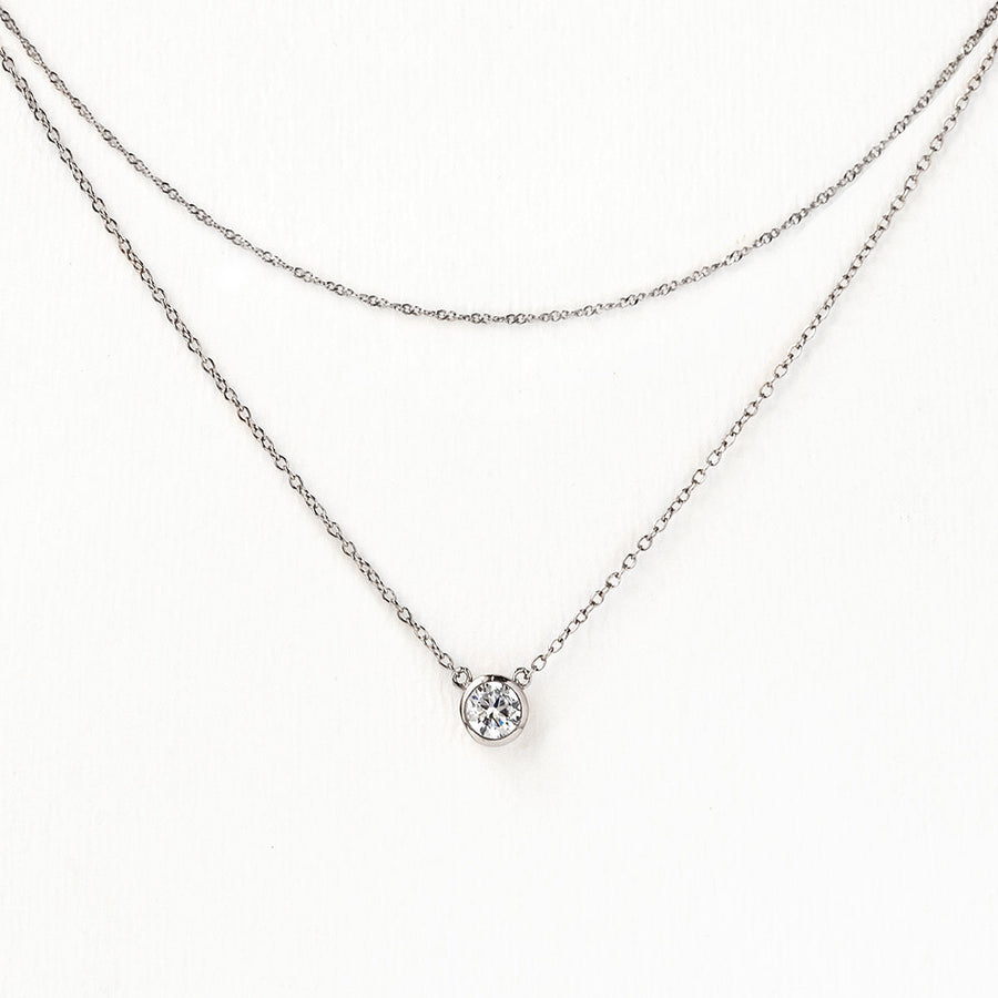 Bridal Back Necklace, Back Pendant Necklaces, Wedding Jewelry AMYO Bridal