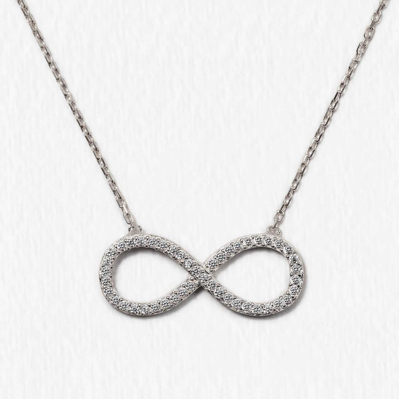 Crystal Infinity Necklace