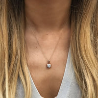 Crystal Drop Pendant Necklace