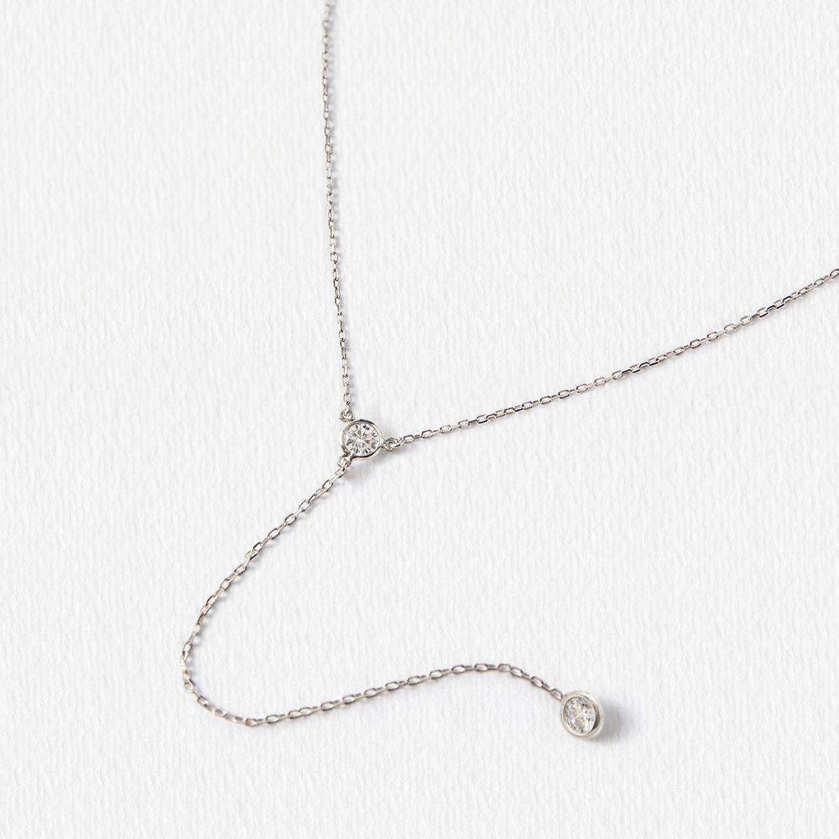 Dakota Crystal Lariat Necklace