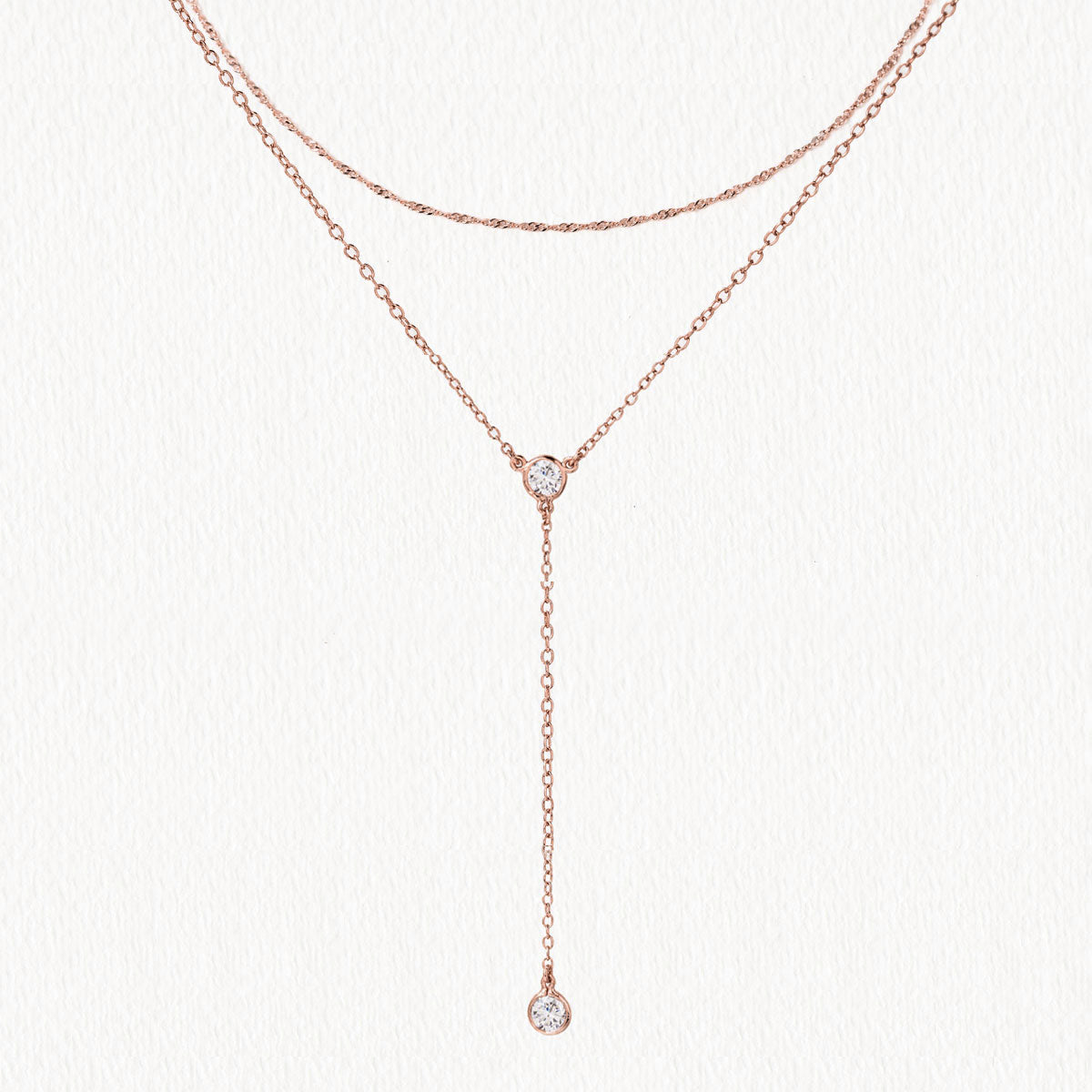 Dakota Layered Lariat Necklace
