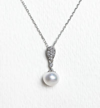 Freshwater Pearl Pendant Necklace - Amy O. Bridal