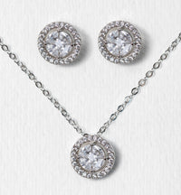 Sophia Halo Jewelry Set - Amy O. Bridal