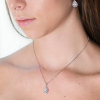 BM Teardrop Drop Earrings Jewelry Set