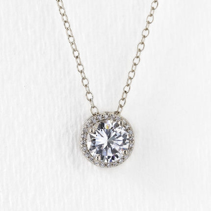 Sophia Round Pendant Necklace