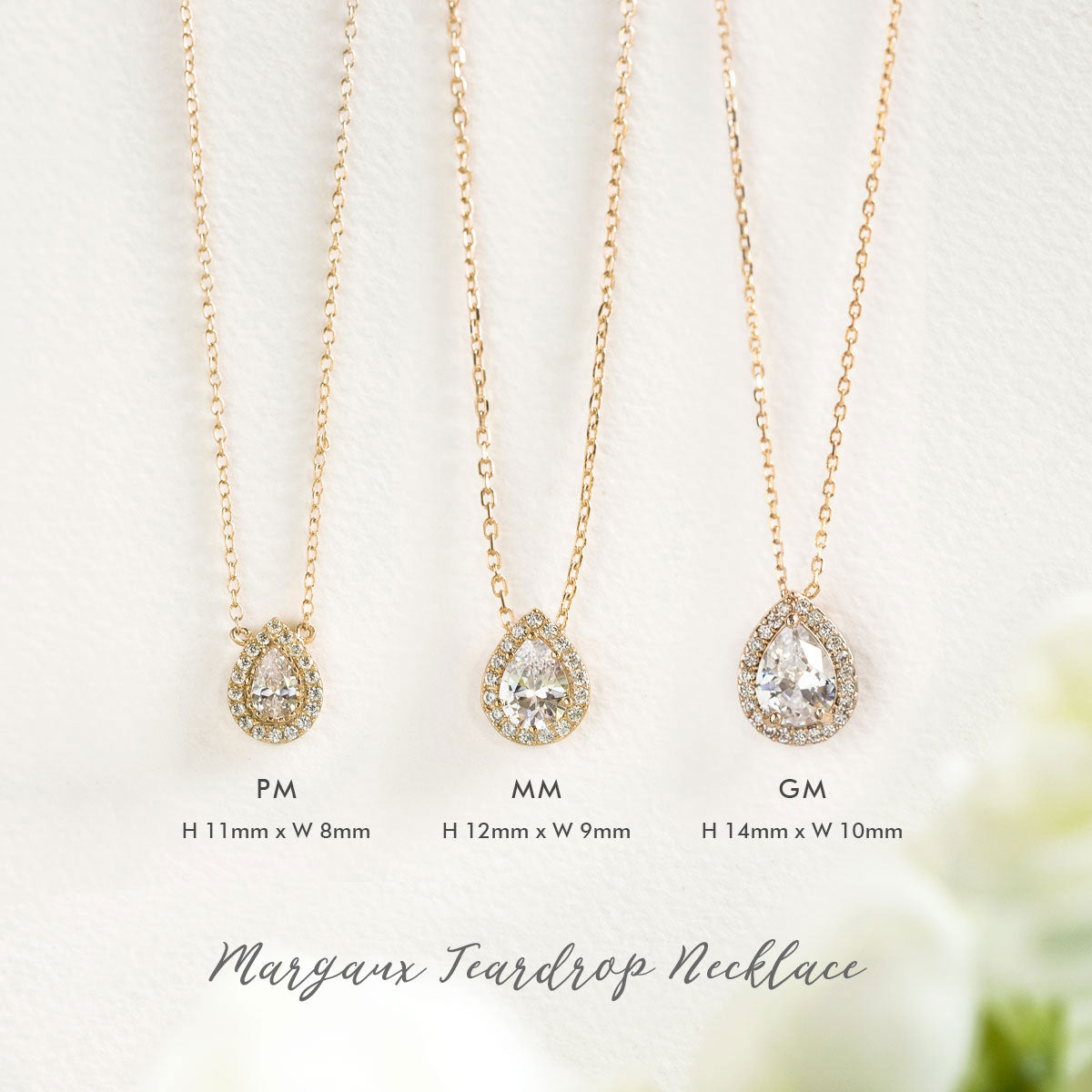 Margaux Teardrop Necklace PM