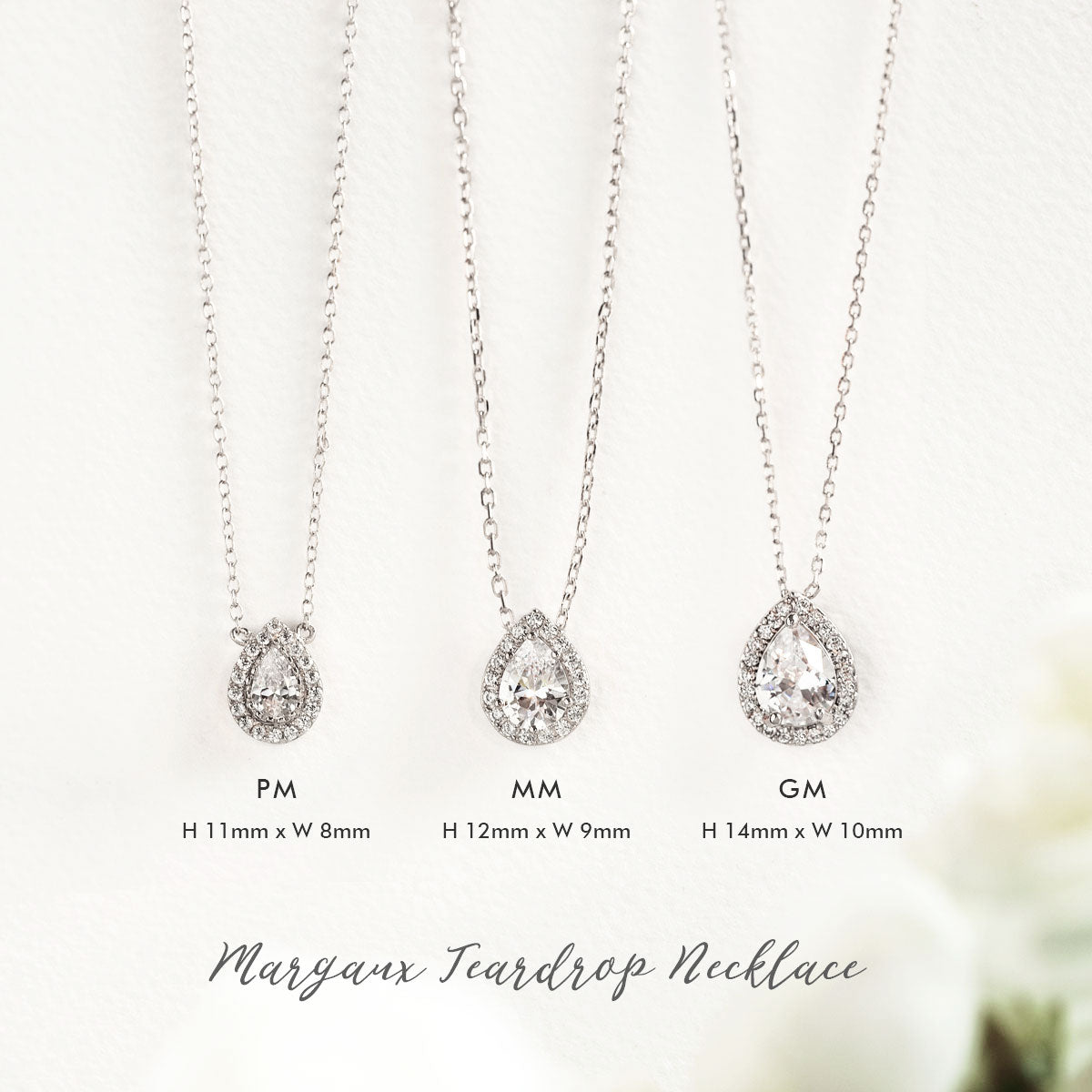 Margaux Teardrop Necklace MM